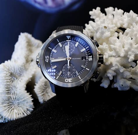 iwc aquatimer 3548-01|Monochrome Reviews the IWC Aquatimer Chronograph.